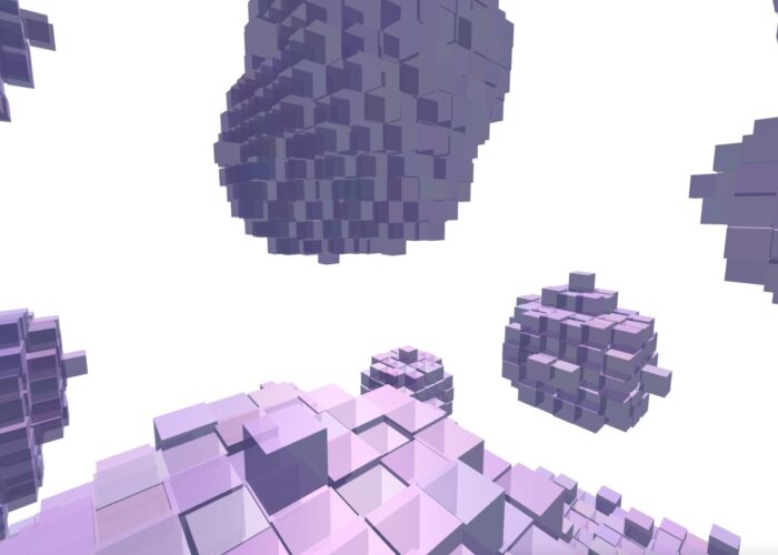 Visualisatie van de wolken uit de Advent of Code puzzel