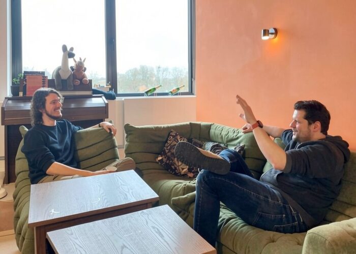 Joris en Joris in de lounge